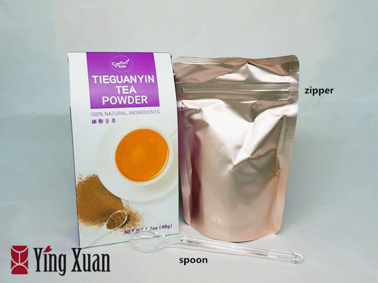 Iron Goddess Tea Powder zipper bag