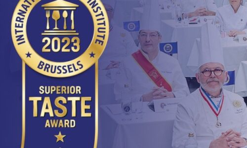 Celebrating the 2023 ITQI Superior Taste Award for Pepper Cracker and Green Tea Powder